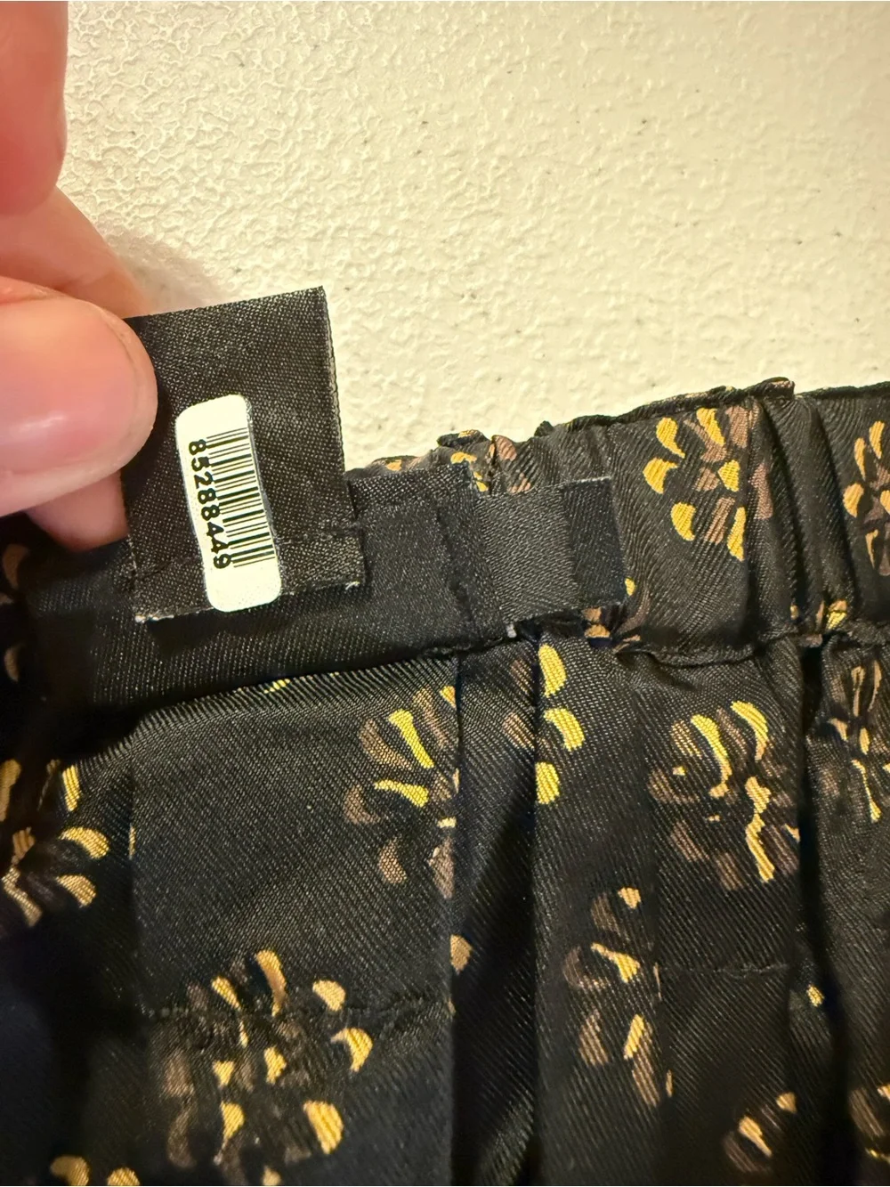 DKNY Skirt Silk Women's Size 2 Career Floral Pleated Above Knee Mini Oversized